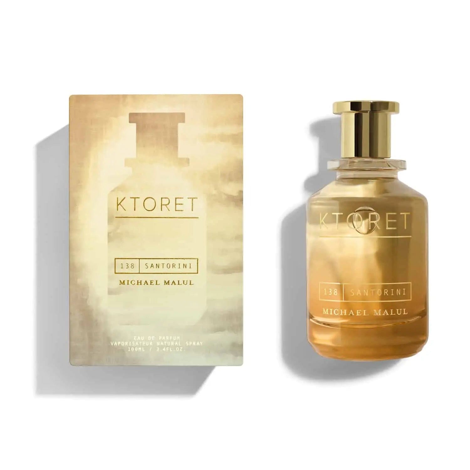 Ktoret 138 Santorini By Michael Malul For Men 3.4 oz EDP Spray